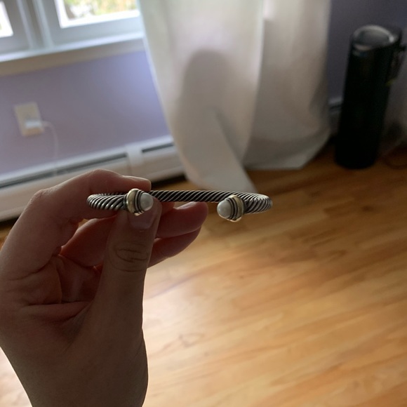 David Yurman Cable Classics Bracelet with Pearl - Picture 2 of 8
